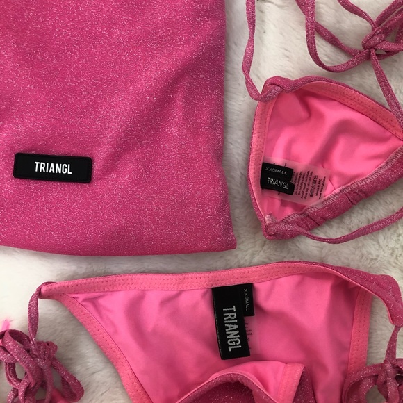 Triangl glitter bikini - Picture 3 of 4